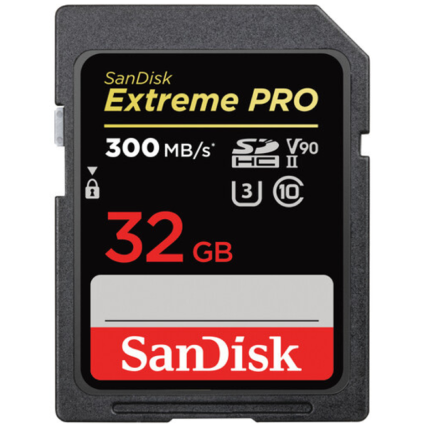 SanDisk 32GB Extreme PRO UHS-II SDHC SD Card 300MB/s price in srilanka