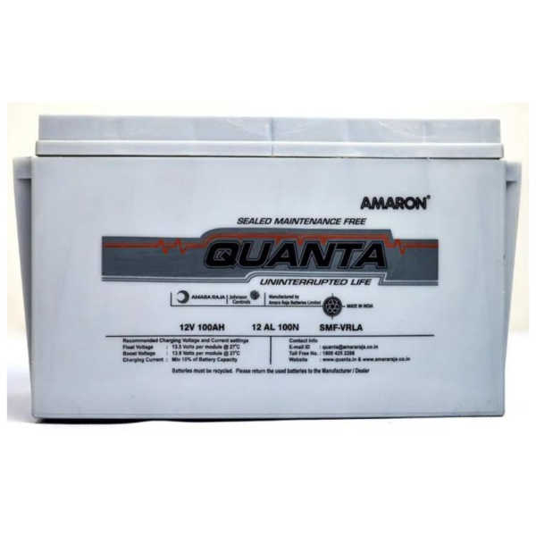 Amaron Quanta SMF-VLRA Battery 12V 100AH price in srilanka