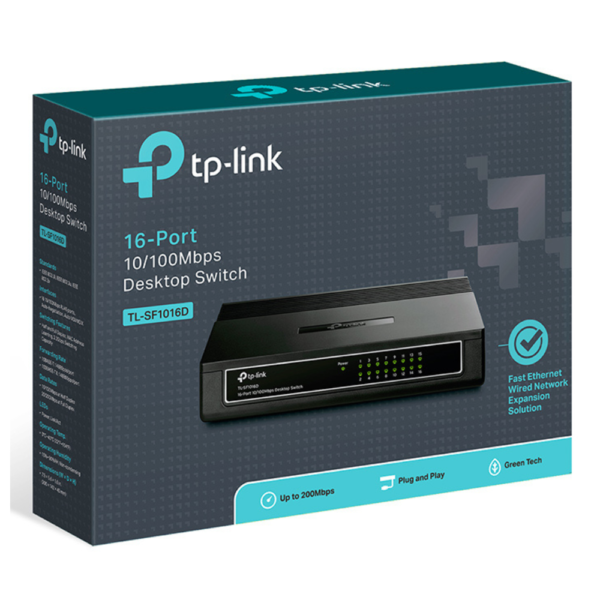 Tp Link 16 Port Desktop Switch 10/100m -Tl-Sf1016d price in srilanka