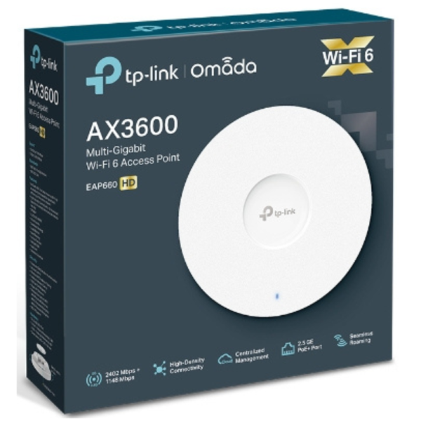 TP Link AX3600 Wireless Dual Band Multi-Gigabit Ceiling Mount Access Point-Eap660HD price in srilanka