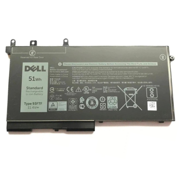 Dell 93FTF Precision 15 3520 3530 Latitude E5480 E5580 E5490 E5590 Latitude 5280 5480 Laptop Battery price in srilanka