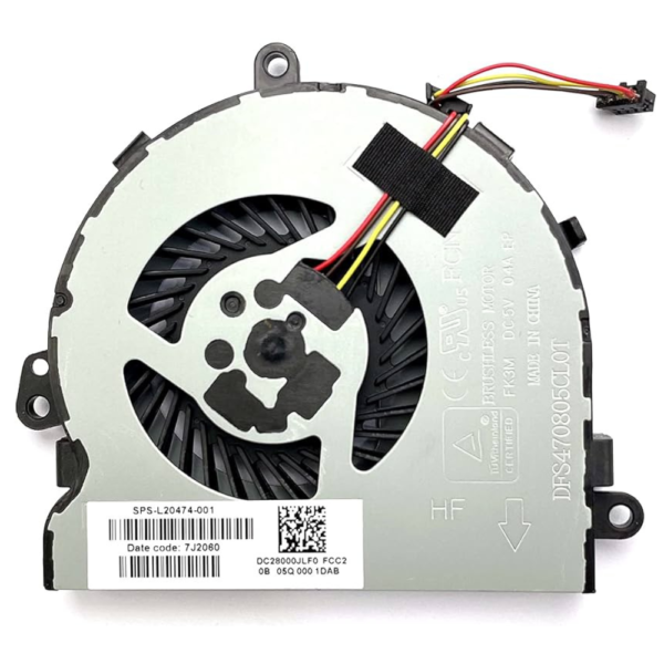 HP 15-DA 15-DY 15-DB 250 255 256 G7 15-DA0006TX 15-DA0010TX 15-DB0186AU 15-DA0014TU 15-DB0011DX Cooling Fan price in srilanka