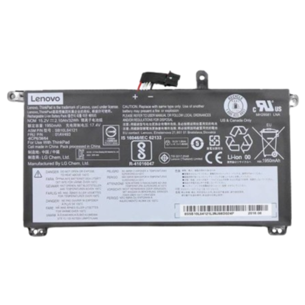 Lenovo 01AV493 ThinkPad T570 T580 P51S P52S Original Laptop Battery price in srilanka