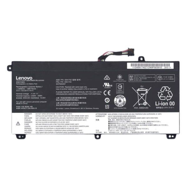 Lenovo 45N1743 45N1741 45N1742 45N1740 ThinkPad T550 T550s W550 W550s Original Laptop Battery price in srilanka