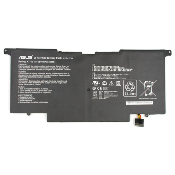 Asus C22-UX31 C23-UX31 Zenbook UX31 UX31A UX31E UX31E-DH72 Original Laptop Battery price in srilanka