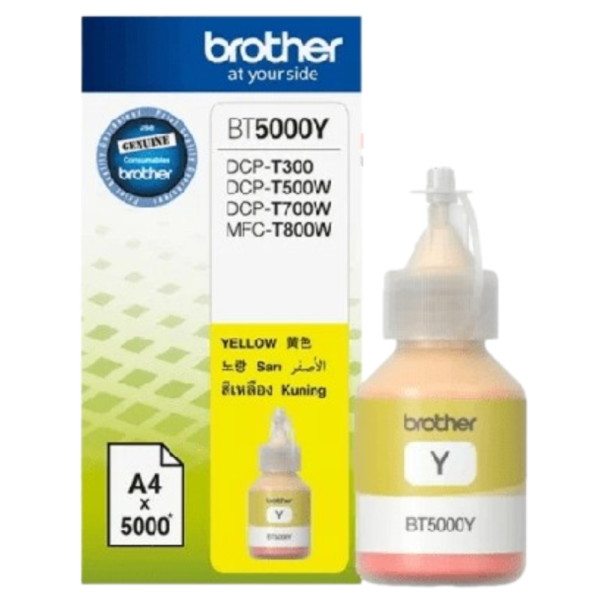 Brother BT-5000Y High Yield Yellow Original Ink Bottle price in srilanka