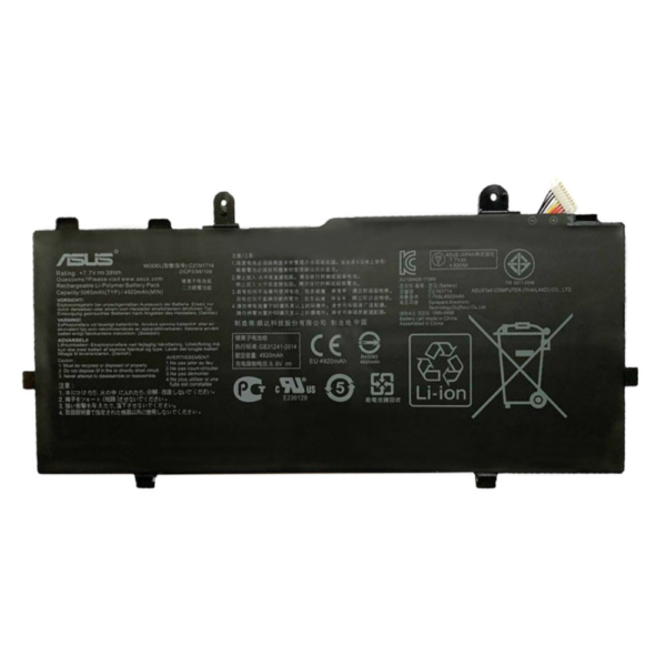Asus C21N1714 VivoBook Flip TP401N TP401CA TP401NA J401 J1400 J1401 TP401 TP1400 Original Laptop Battery price in srilanka