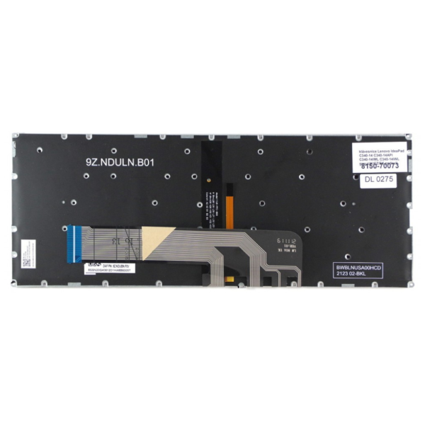 Lenovo Yoga C640-13IML C740-14 C740-14IML 530-14ARR 530S-14ARR Ideapad 530S-14ARR C340-14 Flex 6-14ARR Backlit Laptop Keyboard (6M) - Image 2