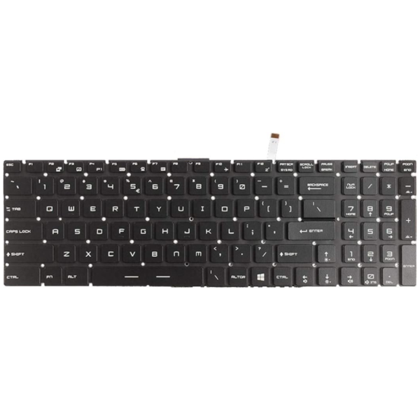 MSI GE72 GE62 WS60 GS60 GS70 GT72 GP62 GP72 GE72 PE60 PE70 PE72 GL62 GL62M GS70 GS70 GS60 GS70 GS60 GS75 GP75 GE75 GF75 GL65 GL75 GS63 GS63VR GE63 GL62 GL63 GE72 GL72 GP72 GT72 GE73 GE73VR Backlit Laptop Keyboard price in srilanka