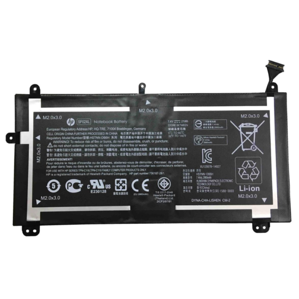 HP SF02XL TPN-C119 TPN-C118 Original Laptop Battery price in srilanka