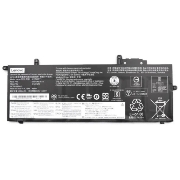 Lenovo L17L6P71 L17C6P71 L17M6P71 01AV471 01AV472 ThinkPad X280 Original Laptop Battery price in srilanka
