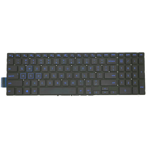 Dell G3 15 3579 3779 G3 3500 G3 3590 G5 5500 G5 5590 G5 15 5587 G5 SE 5505 G7 15 7588 G7 7590 G7 7790 Blue Backlit Gaming Laptop Keyboard price in srilanka