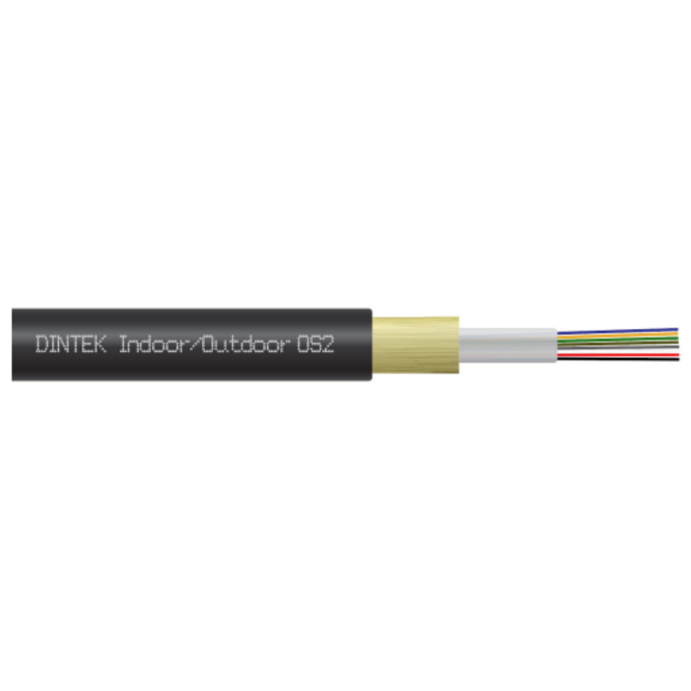 Dintek (Taiwan) 12C Indoor/Outdoor Os2 Fiber Cable SM LSZH Per Meter- 2102-01013 price in srilanka