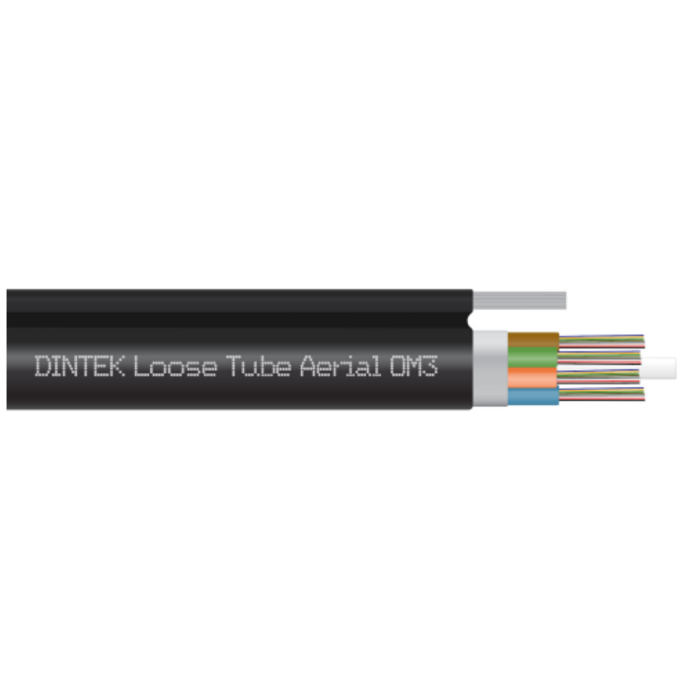 Dintek (Taiwan) 12C Outdoor Armor Fiber Cable Loose Tube Aerial Self Supporting MM OM3 Per Meter- 2103-04667 price in srilanka