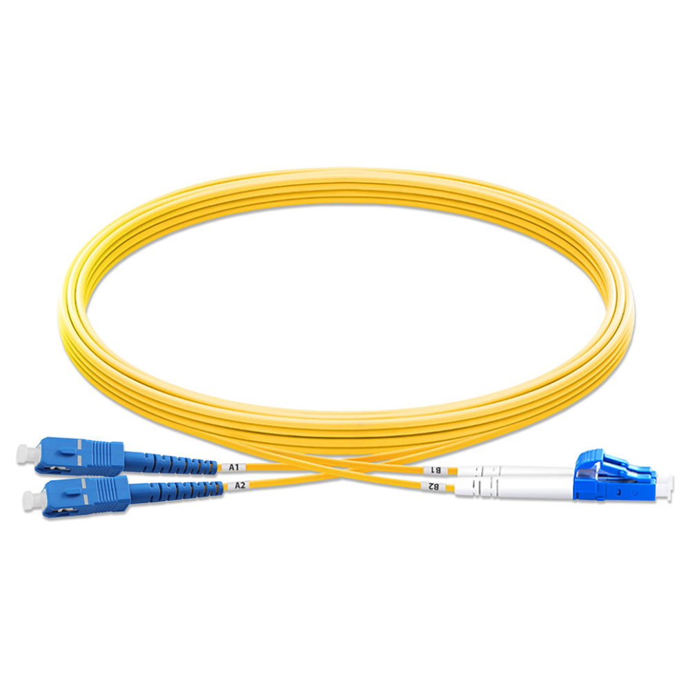 Dintek (Taiwan) SC-LC Duplex Fiber Optic 1M Patch Cord 9/125 SM price in srilanka