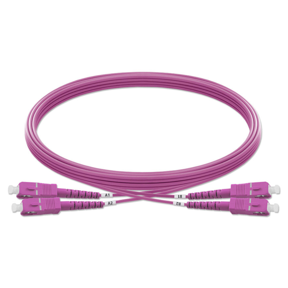 Dintek (Taiwan) SC-SC Duplex Fiber Optic 2M Patch Cord 50/125 MM OM4 price in srilanka