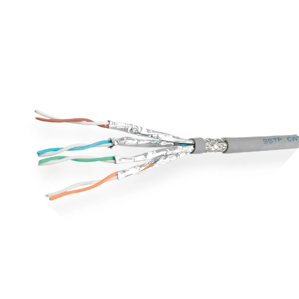 A&G (France) Cat 6 S/FTP 23AWG Full Copper Shielded Grey 305M Roll-108-61002 - Image 2