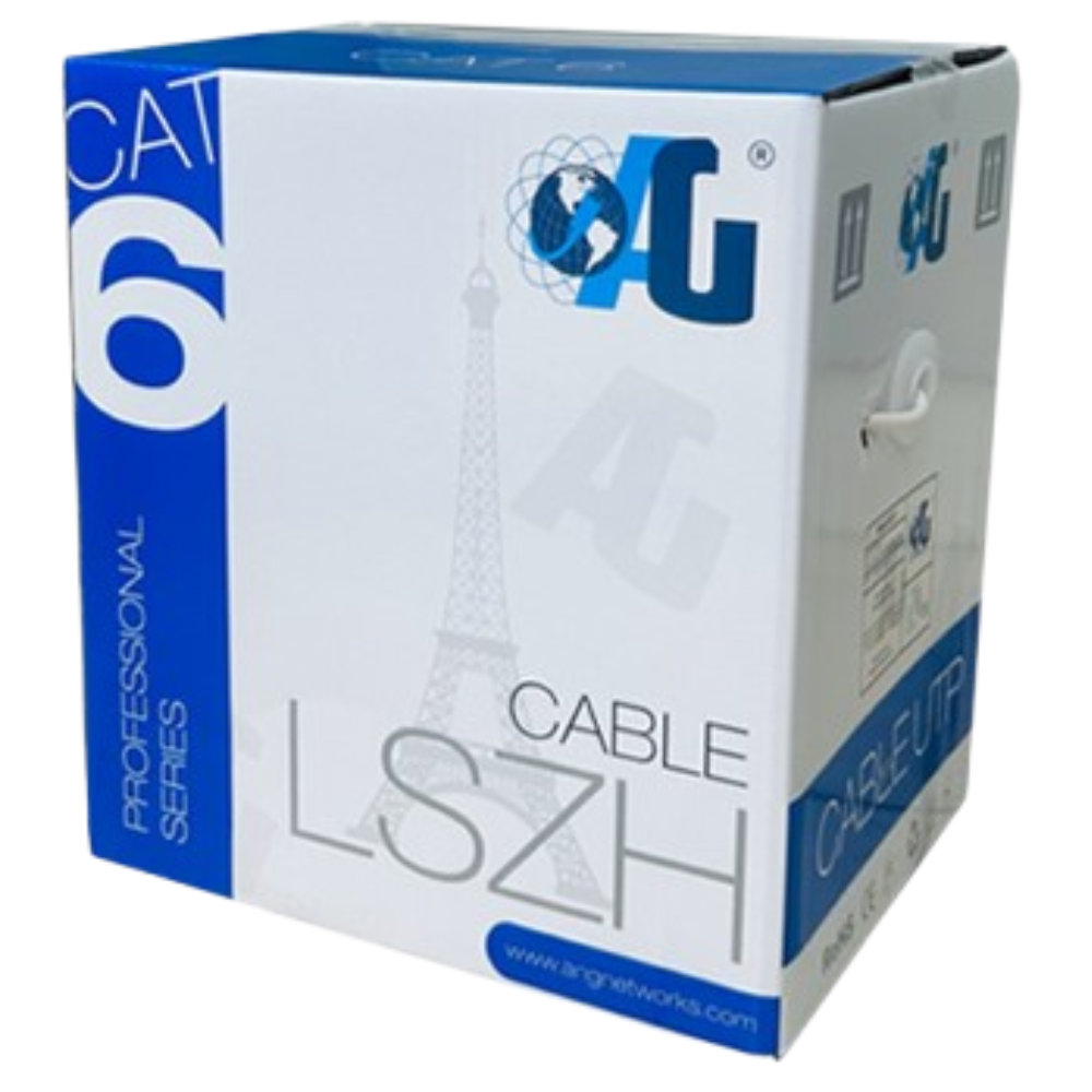 A&G (France) Cat 6 U/UTP 23AWG LSZH Grey 305M Roll-108-61021 price in srilanka