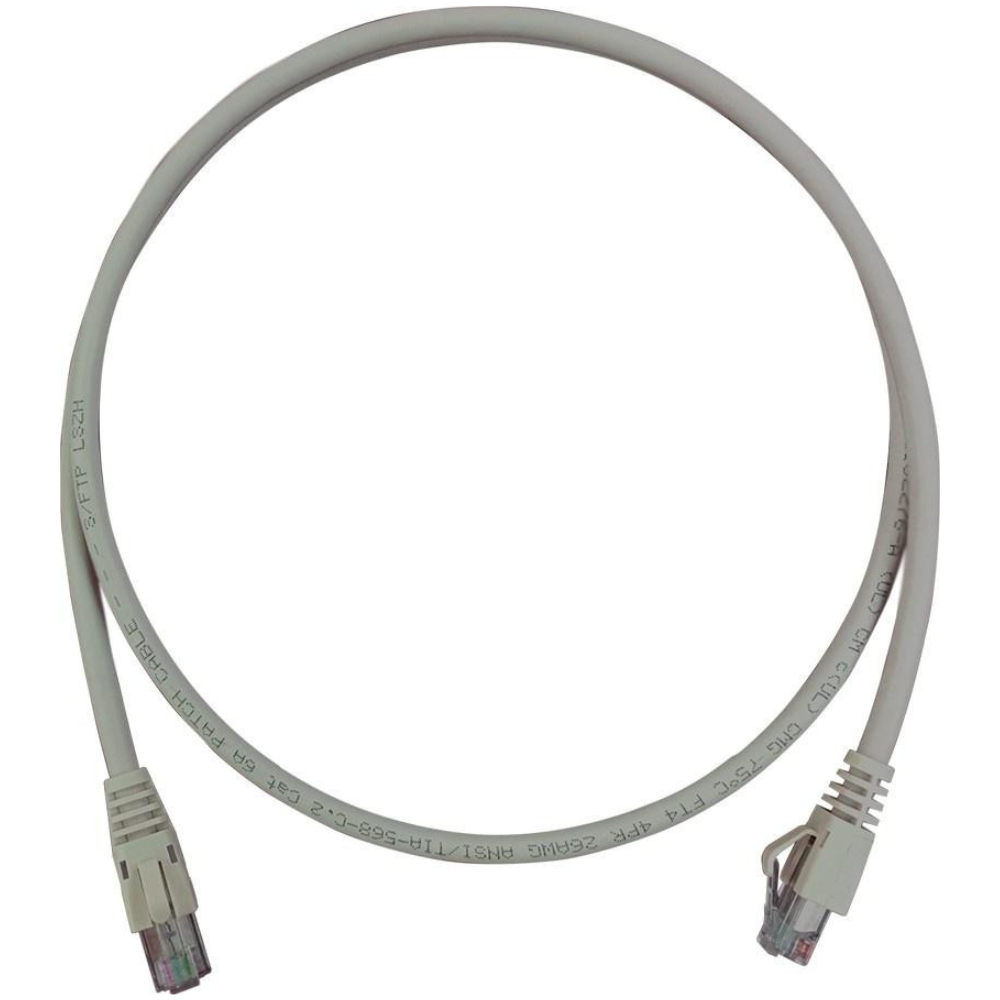 Dintek (Taiwan) Cat 6A F/UTP 26AWG Full Copper LSZH Grey Patch Cord 1M 2M 3M price in srilanka