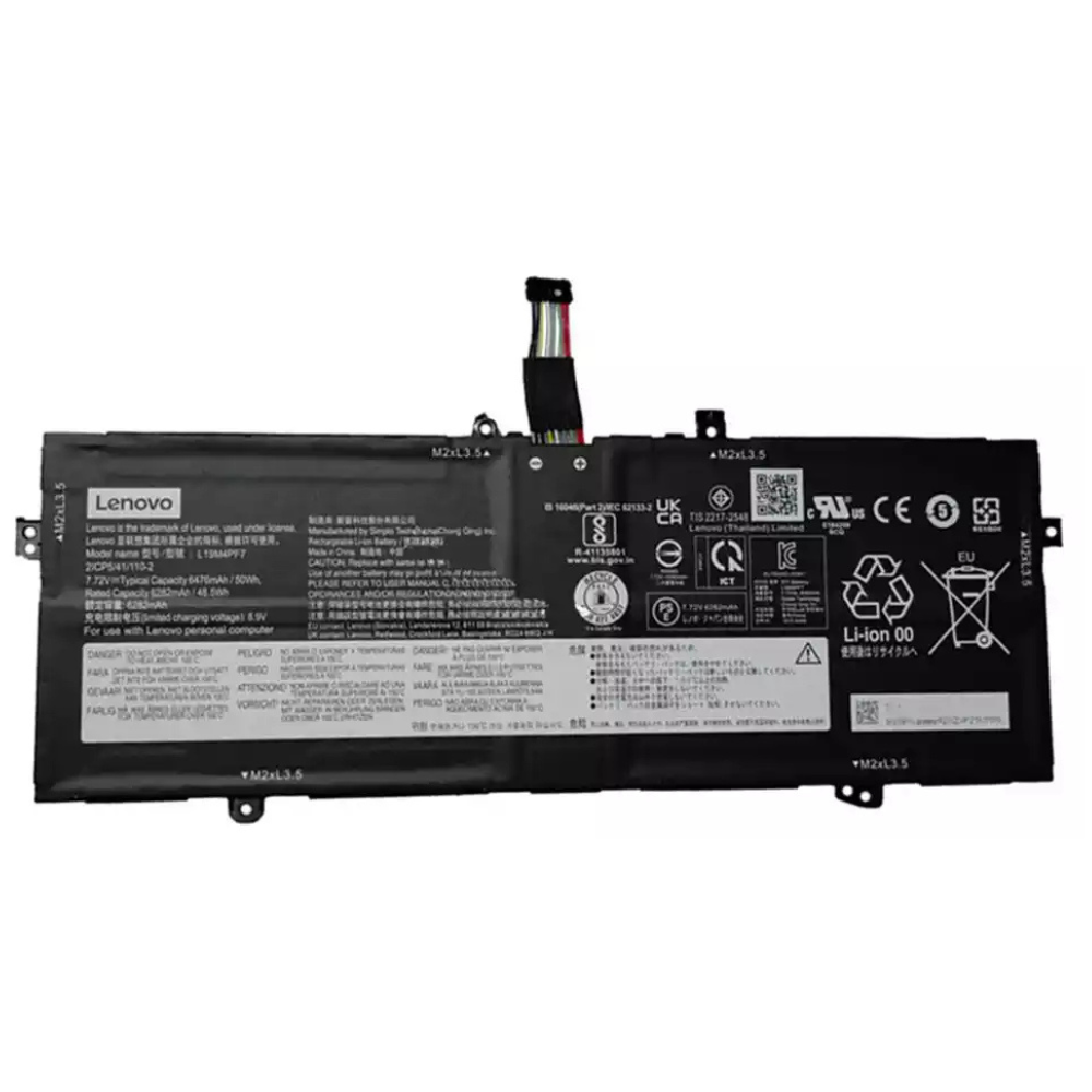 Lenovo L19M4PF7 L19D4PF5 Yoga Slim 7-13ITL5 Yoga Slim 7 Carbon 13ITL5 Original Laptop Battery price in srilanka