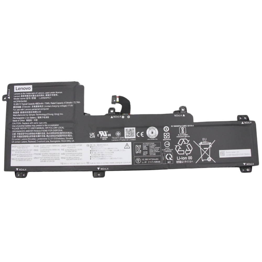 Lenovo L20M4PE1 L20L4PE1 L20C4PE1 IdeaPad 5 Pro 16ACH6 16ARH7 16IHU6 Yoga Slim 7 Pro 16IAH7 Original Laptop Battery price in srilanka