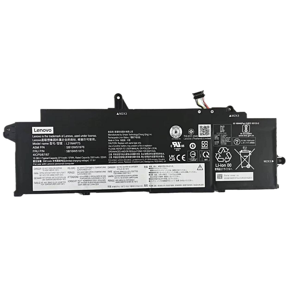 Lenovo L21D4P74 L21M4P75 L21L4P73 ThinkPad T14s Gen 3 ThinkPad T14s Gen 4 Original Laptop Battery price in srilanka