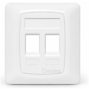 3M Corning (USA) Cat 6 Dual RJ45 Faceplate price in srilanka
