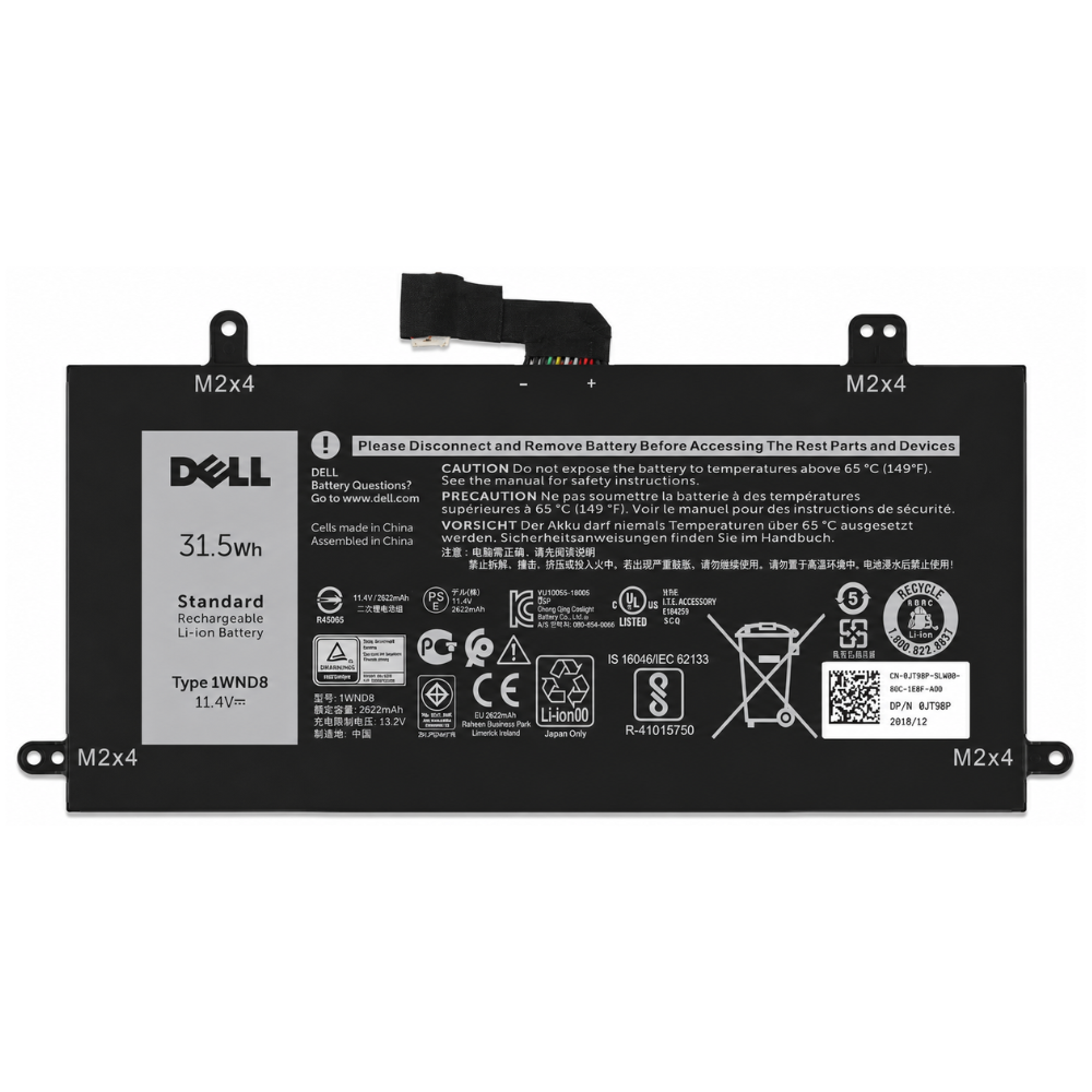 Dell 1WND8 Latitude 12 5285 2-IN-1 5290 2-IN-1 Original Laptop Battery price in srilanka