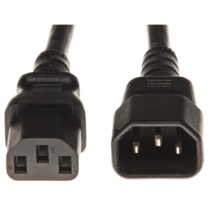 Telin (Hong Kong) C13 to C14 Power Extension Cable (3x1.0mm) 2m – Heavy-Duty IT Infrastructure Power Cord price in srilanka