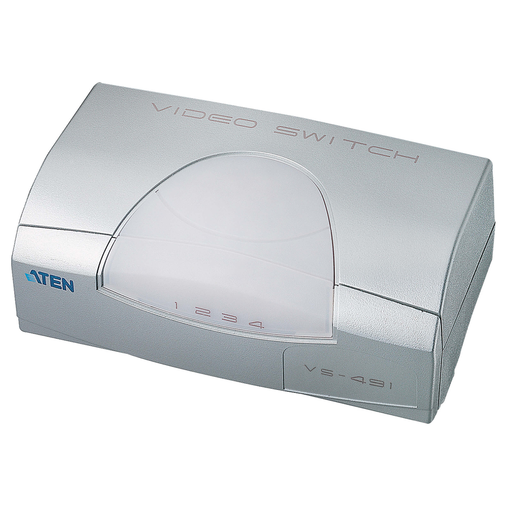 ATEN (Taiwan) 4-Port VGA Switch - VS491 (3Y)