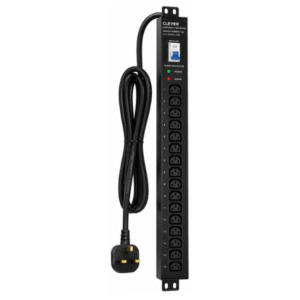 Clever (China) Vertical 16-Way IEC C13 PDU with 16A MCB and Surge Protector - AUE2250C2-16AVBGHB price in srilanka