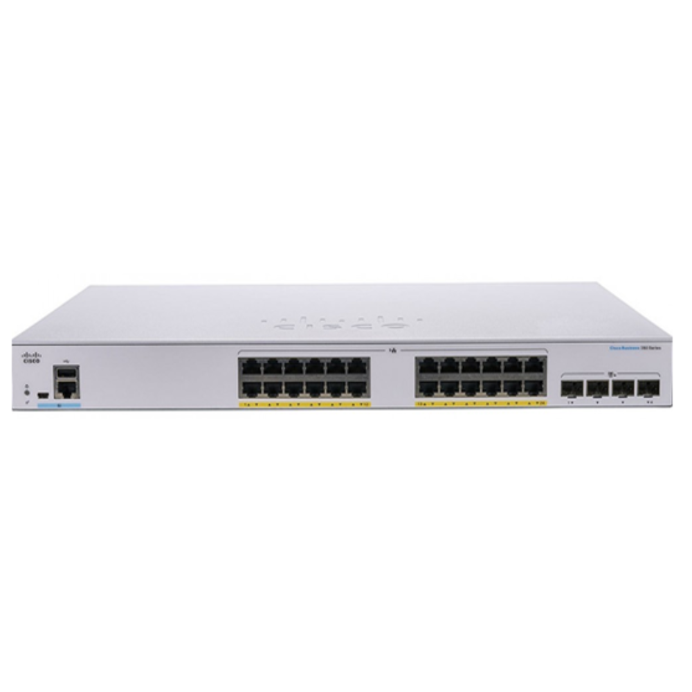 Cisco 24-Port Gigabit Full PoE 370W Managed Switch with 4×1G SFP-CBS350-24FP-4G-EU price in srilanka