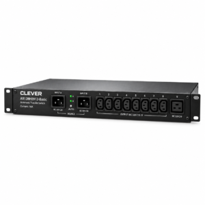 Clever (China) Basic 1U 16A Automatic Transfer Switch with 8 C13 and 1 C19 Outlets - AR128H0912-Basic price in srilanka