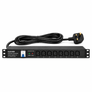 Clever (China) 1U 8-Way IEC C13 Rack PDU with 16A MCB and Surge Protector - AUE2250C2-08AHBGHB price in srilanka
