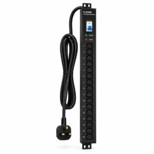 Clever (China) Vertical 16-Way IEC C13 PDU with 16A MCB and Surge Protector - AUE2250C2-16AVBGHB price in srilanka