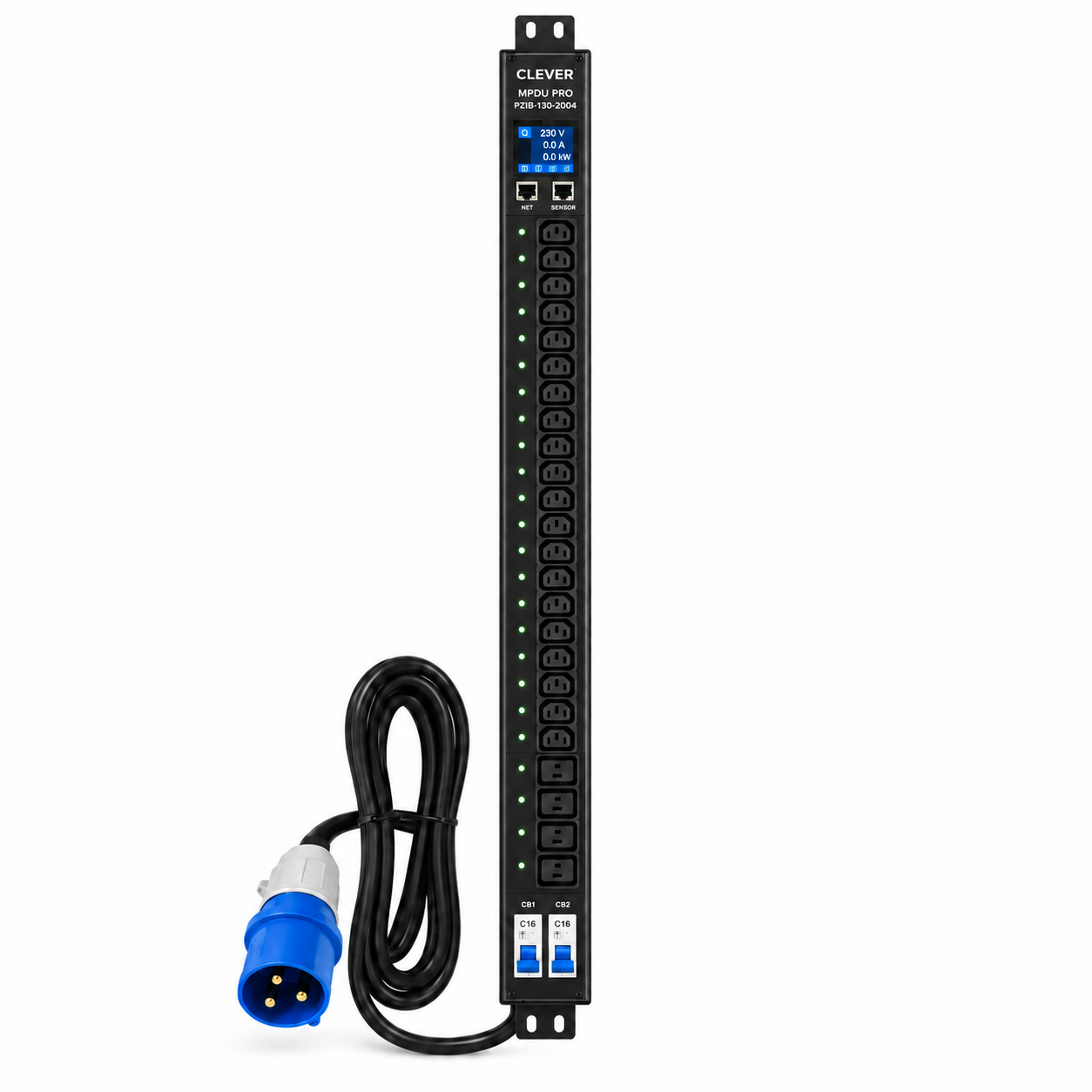 Clever (China) MPDU Pro B Series 0U 24-Way IEC C13/C19 Outlet Monitoring PDU - PZIB-130-2004 price in srilanka