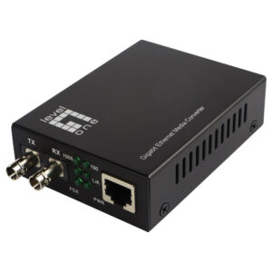 Level One (Germany) Gigabit Single Mode ST Media Converter 20 km - GVT-2003 price in srilanka