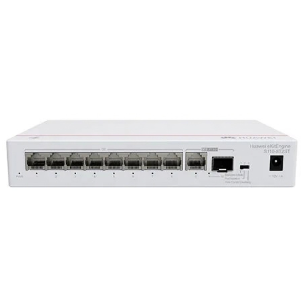 Huawei eKitEngine 8-Port Gigabit Unmanaged Switch with 1SFP & 1RJ45 Uplink-S110-8T2ST price in srilanka