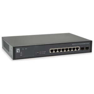 Level One (Germany) 10-Port Gigabit PoE Web Smart Managed Switch with 2 SFP Slots - GEP-1051 price in srilanka