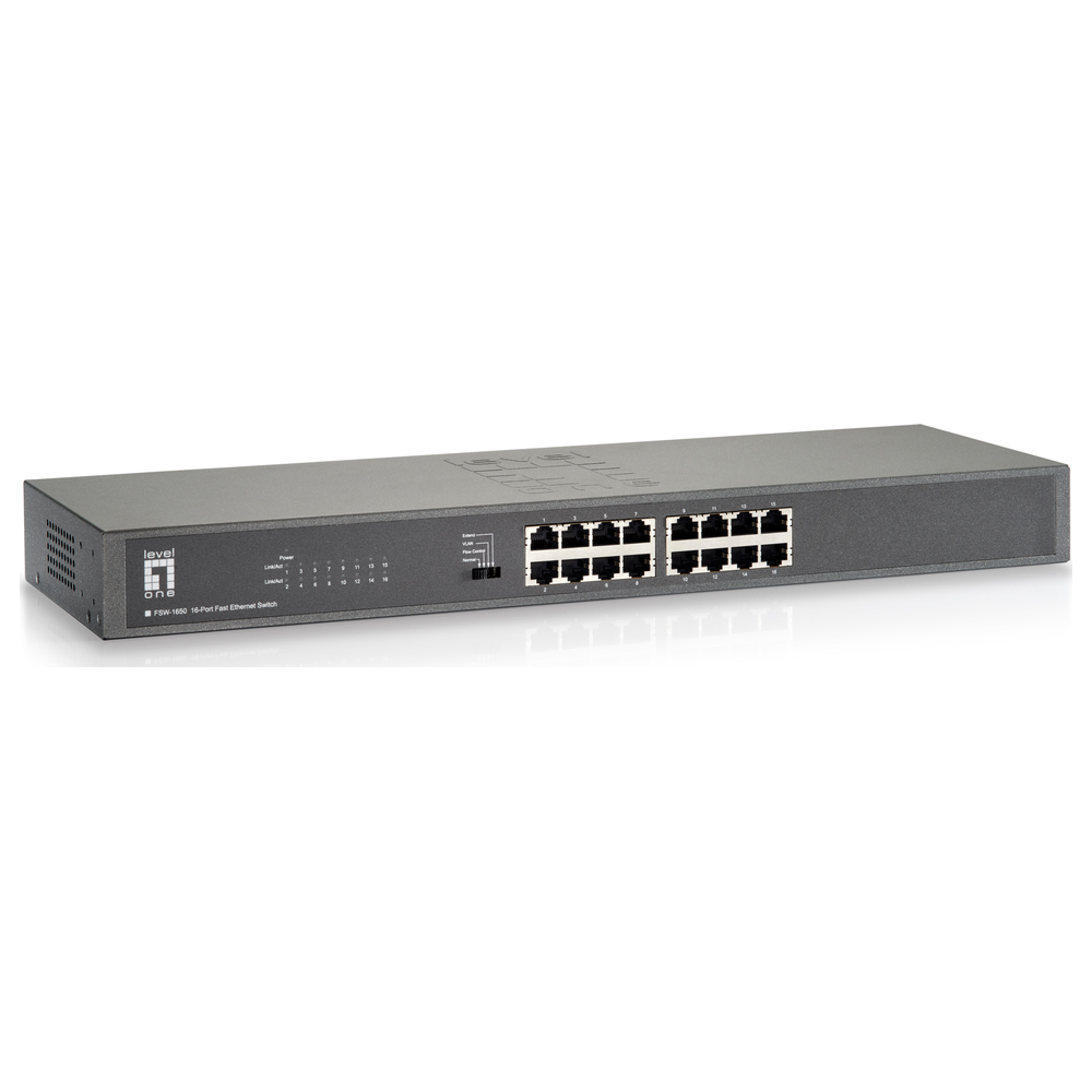 Level One (Germany) 16-Port Fast Ethernet Unmanaged Rackmount Switch - FSW-1650 price in srilanka