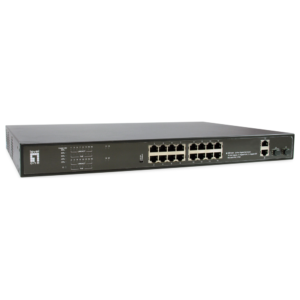 Level One (Germany) 20-Port Gigabit PoE Unmanaged Switch with 2 SFP Slots - GEP-2021 price in srilanka
