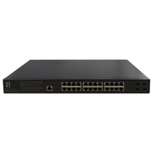 Level One (Germany) 28-Port Gigabit PoE L2 Managed Switch with 4 SFP Slots - GEP-2861 price in srilanka