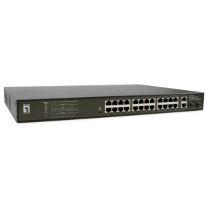 Level One (Germany) 28-Port Gigabit PoE Unmanaged Switch with 2 SFP Slots - GEP-2821 price in srilanka