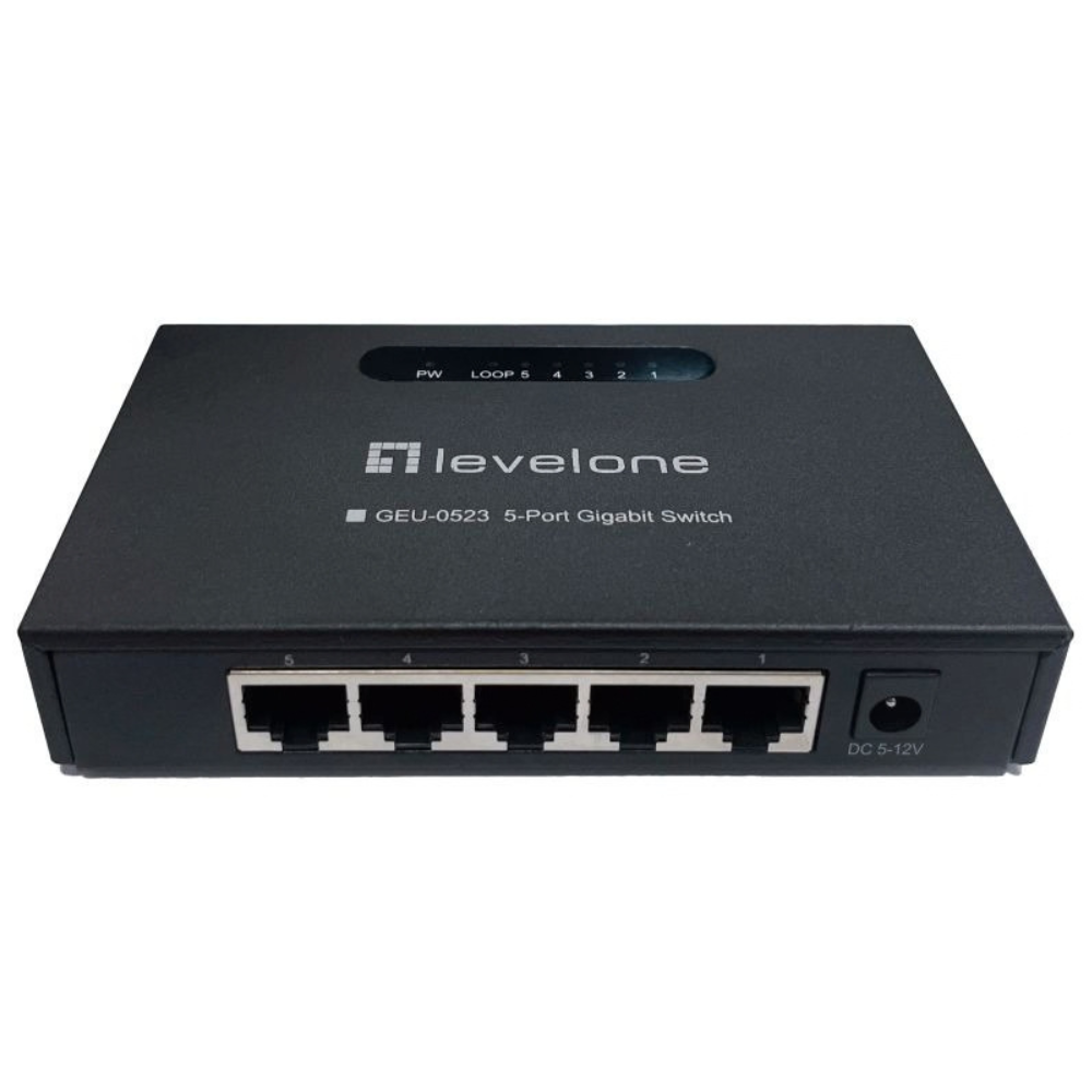 Level One (Germany) 5-Port Gigabit Ethernet Unmanaged Desktop Switch- GEU-0523 price in srilanka