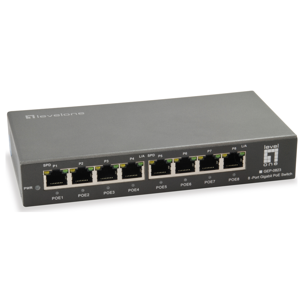 Level One (Germany) 8-Port Gigabit PoE Unmanaged Switch - GEP-0823 price in srilanka