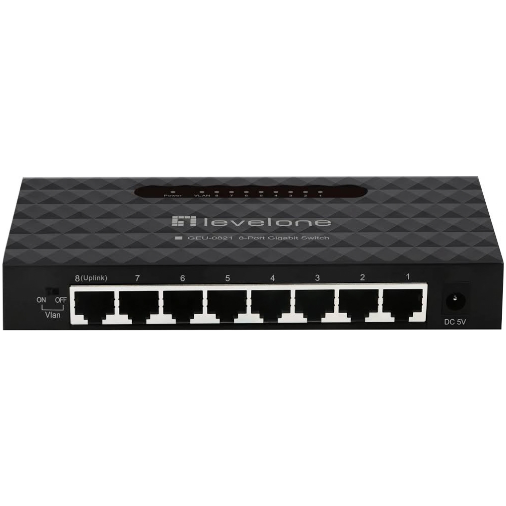 Level One (Germany) 8-Port Gigabit Ethernet Unmanaged Desktop Switch- GEU-0821 price in srilanka