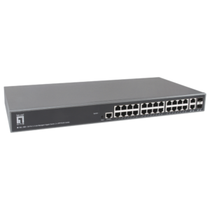 Level One (Germany) Turing 26-Port Gigabit L3 Lite Managed Switch with 2 SFP/RJ45 Combo Ports - GEL-2681 price in srilanka