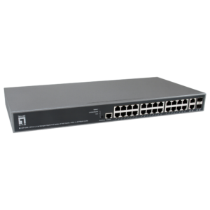 Level One (Germany) Turing 26-Port Gigabit PoE L3 Lite Managed Switch with 2 SFP/RJ45 Combo Ports - GEP-2682 price in srilanka