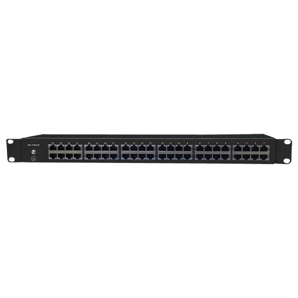 MSTronic (Taiwan) 24-Port Gigabit PoE Rack Surge Protector - MS-T5624G price in srilanka