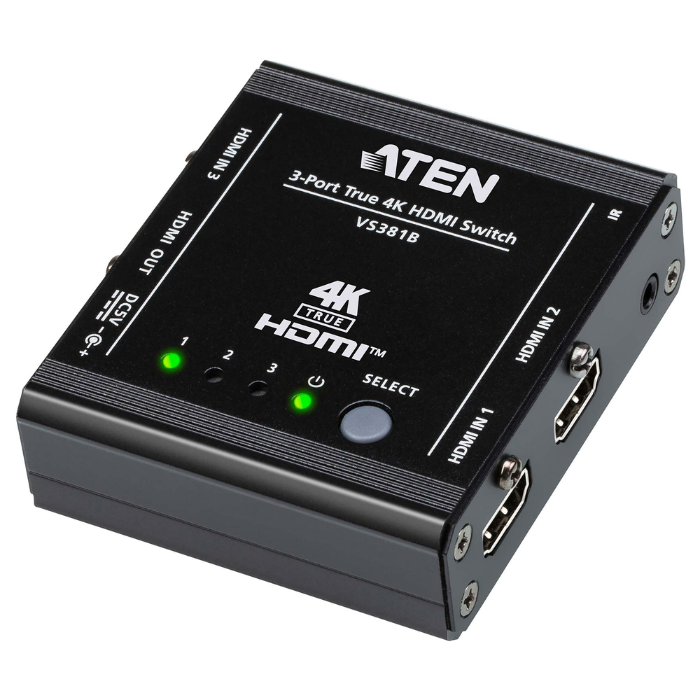ATEN (Taiwan) 3-Port True 4K HDMI Switch - VS381B price in srilanka